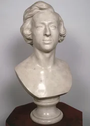 Buste van Frederic Chopin (1810-49), 1849 (marmer)